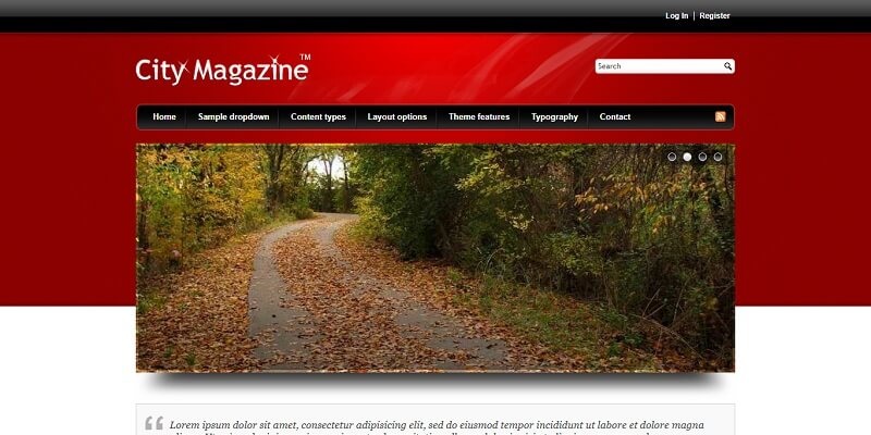 Blog Magazine Drupal Themes