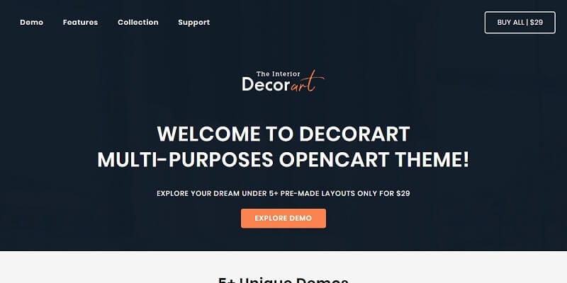 Culture OpenCart Website Templates