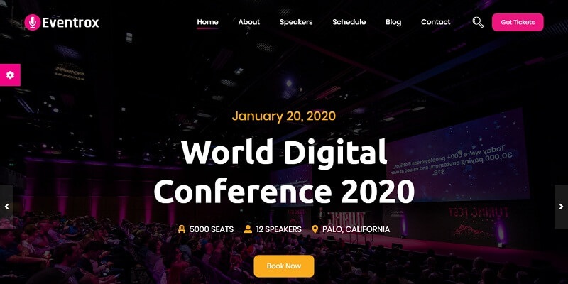 Entertainment Html Website Templates