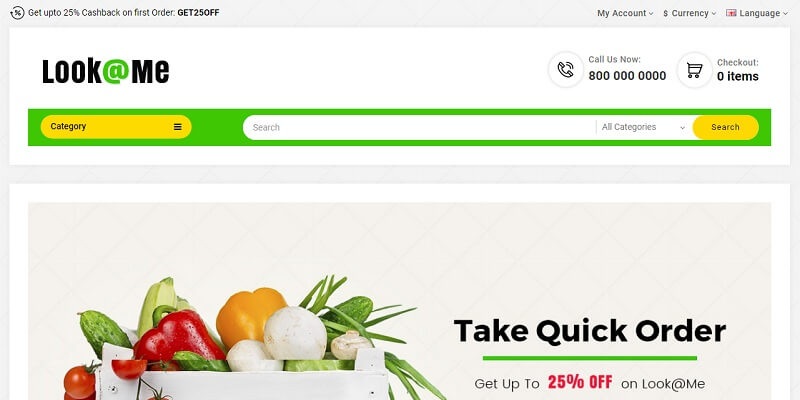 Flowers OpenCart Website Templates