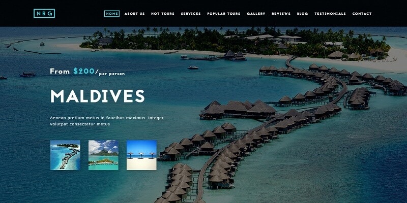 Travel Drupal Website Templates