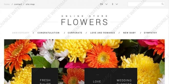 Gifts & Flowers Html Website Templates