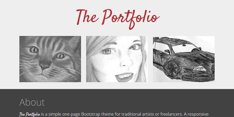 Free Portfolio Html Website Templates