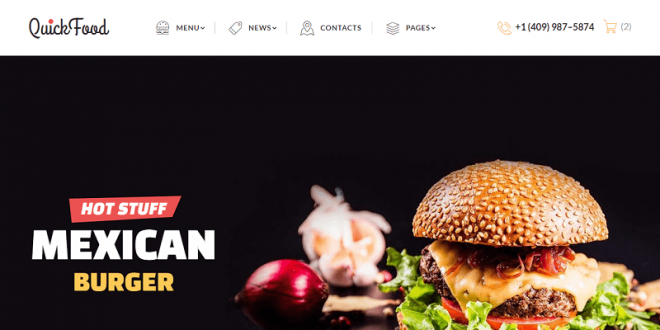 Food & Restaurant Html Website Templates