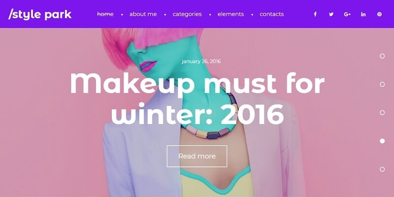 Beauty Html Website Templates