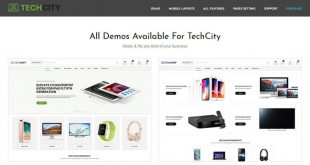 Electronics OpenCart Website Templates