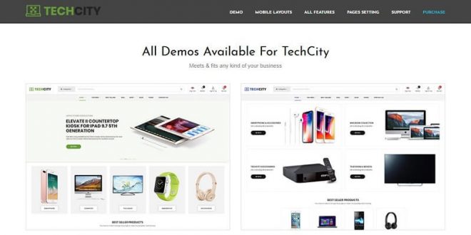 Electronics OpenCart Website Templates