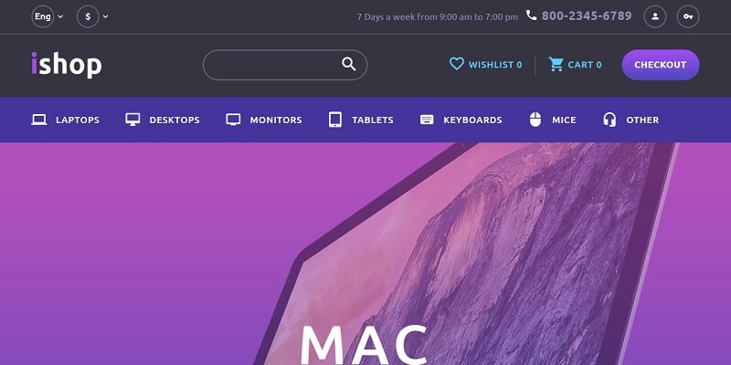 Internet OpenCart Website Templates