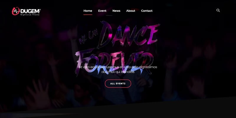 Night Club WordPress Themes