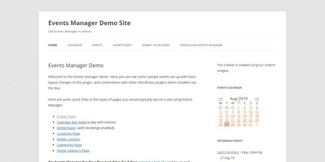 Free WordPress Event Manager Plugins