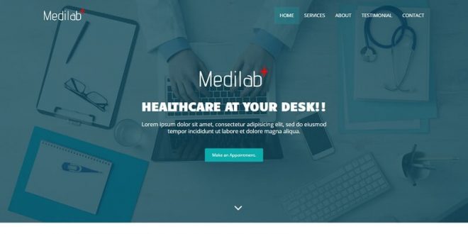Free Medical HTML Website Templates