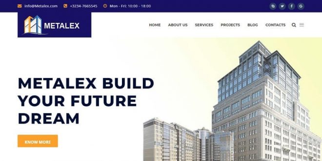 Construction HTML Website Templates