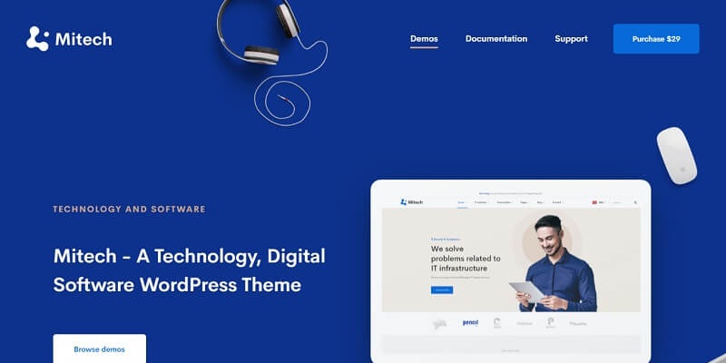 Best Mobile Application WordPress Themes
