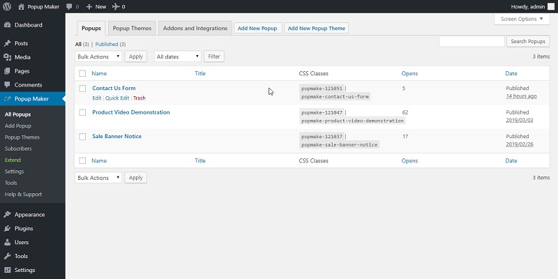 Free WordPress Popup Plugins