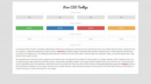 Pure CSS Tooltips