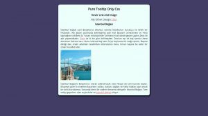 Pure Tooltip Only Css
