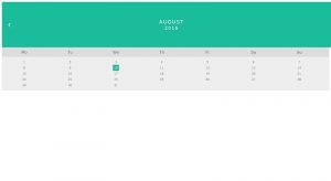 CSS Calendar