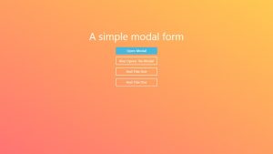 A Simple Modal Form