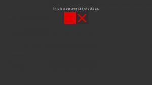 CSS Checkbox