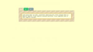 CSS Tab
