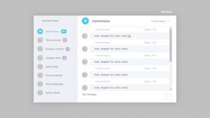 Chat UI Modal Window