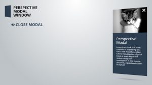 Perspective Modal Window
