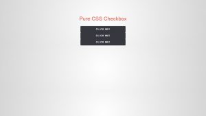 Pure CSS Checkbox