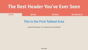 Pure CSS Tabs