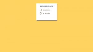 Radiosplosion