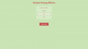 Simple Dialog Effects