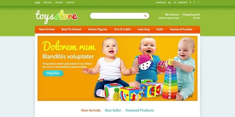 Entertainment PrestaShop Themes