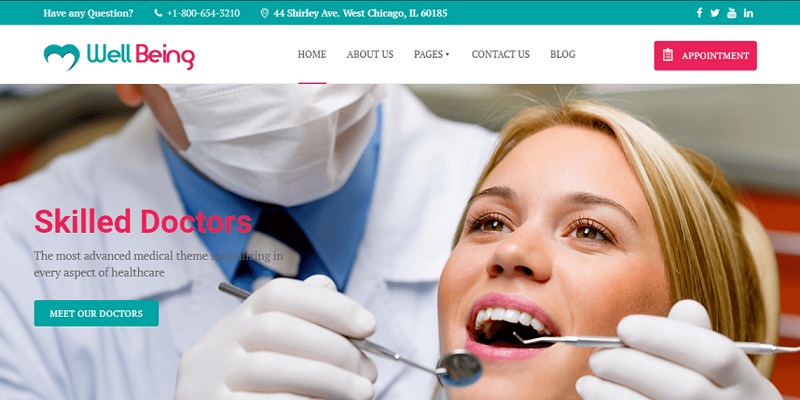 9 Best Free Hospital WordPress Themes In 2025 Free Hospital WordPress Themes