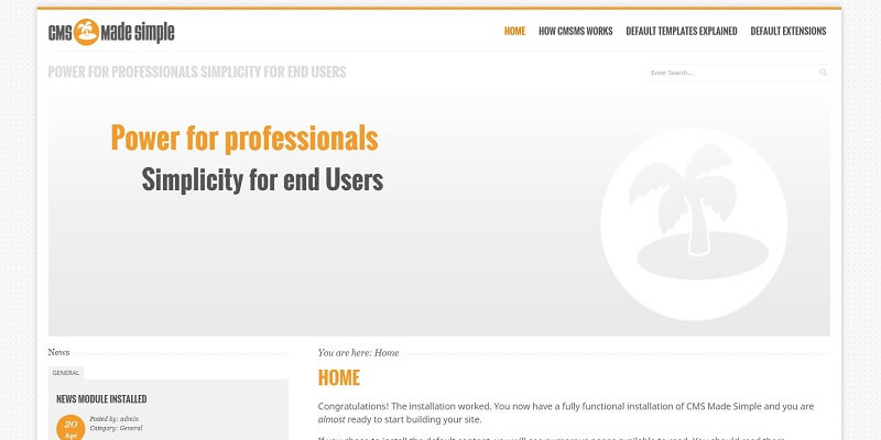 CMS Made Simple Alternatives