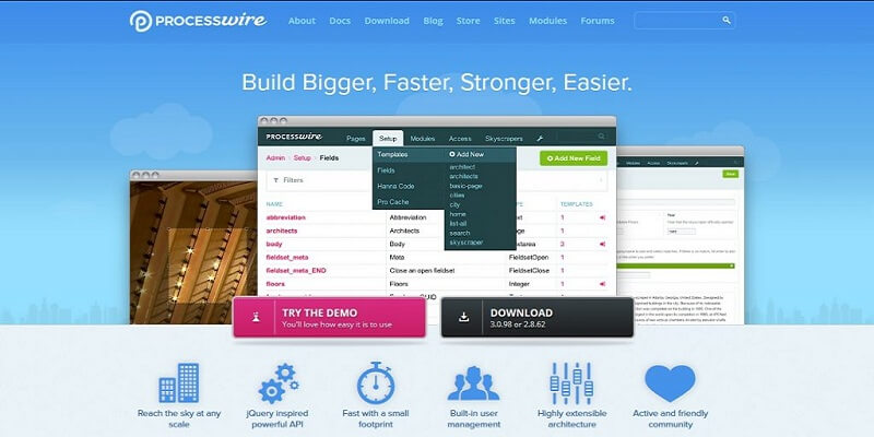 ProcessWire Alternatives