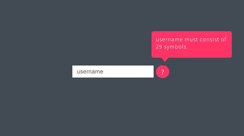 Animated CSS Tooltip Concept