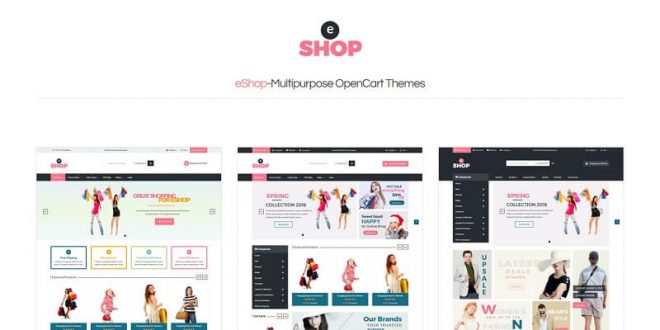 Services OpenCart Website Templates