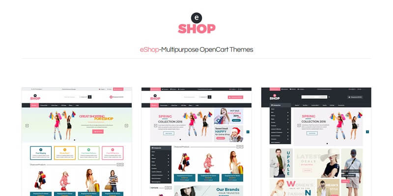 Services OpenCart Website Templates