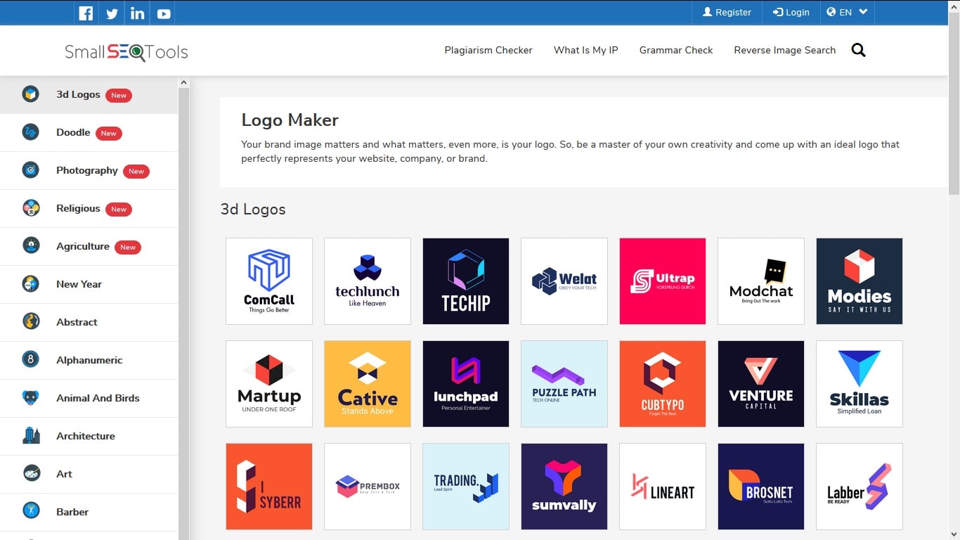 Logo Maker by SmallSeoTools