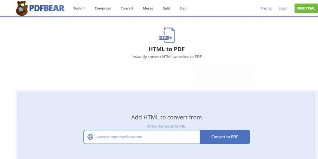 turn web page into pdf