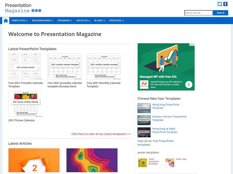 Presentation Magazine