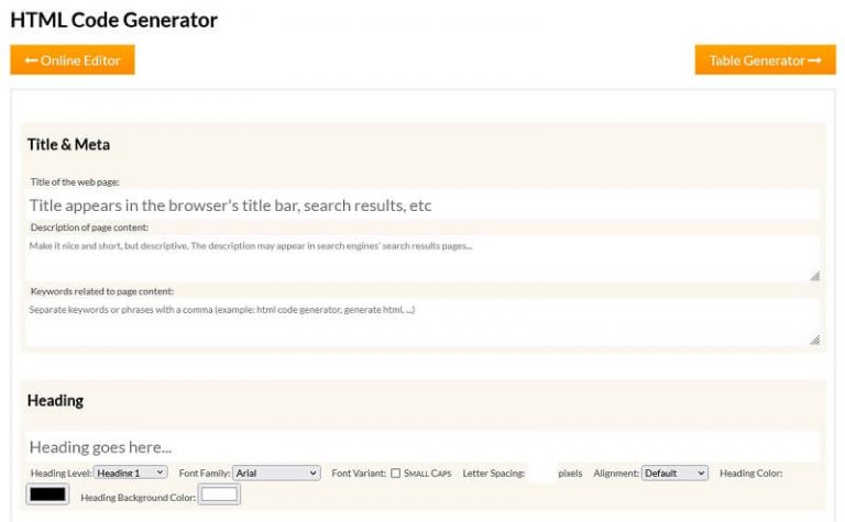 5 Best Free HTML Code Generator Tools In 2025 | Ventasoftware
