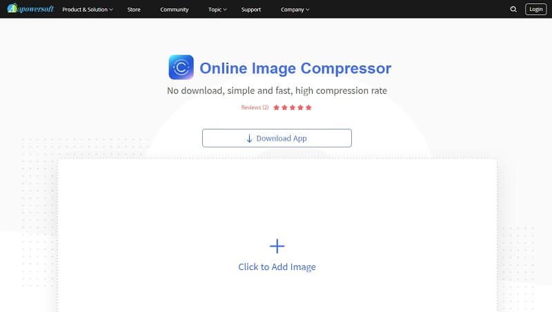 Online Image Compressor By apowersoft