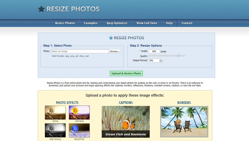 Resize Photos