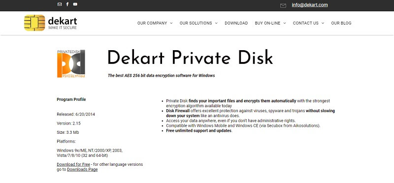 DeKart Private Disk