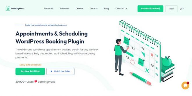 BookingPress WordPress Booking Plugin