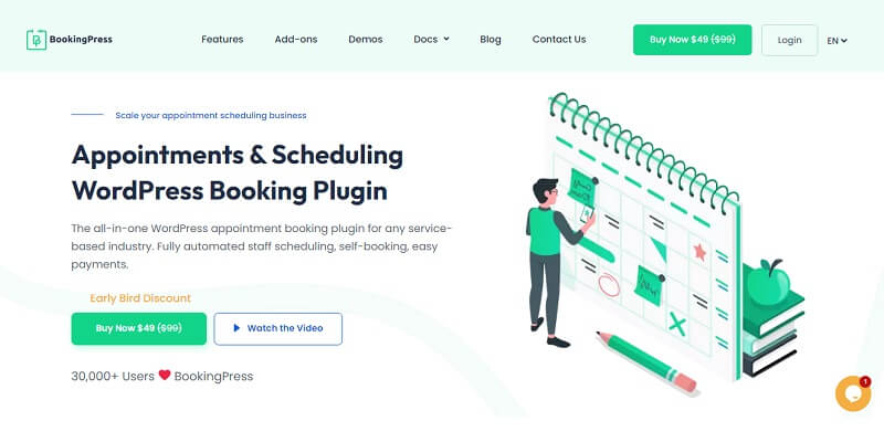 BookingPress WordPress Booking Plugin