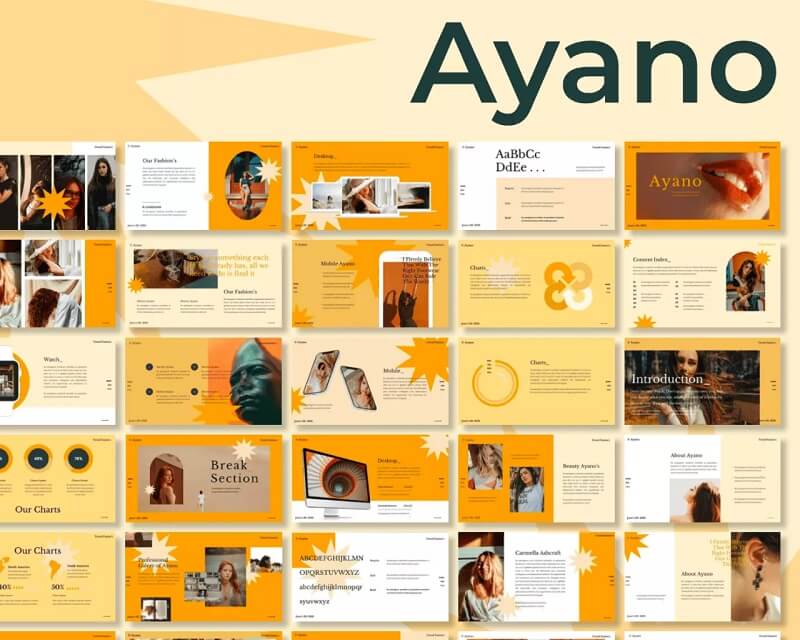 Ayano – Fashion Google Slides Template