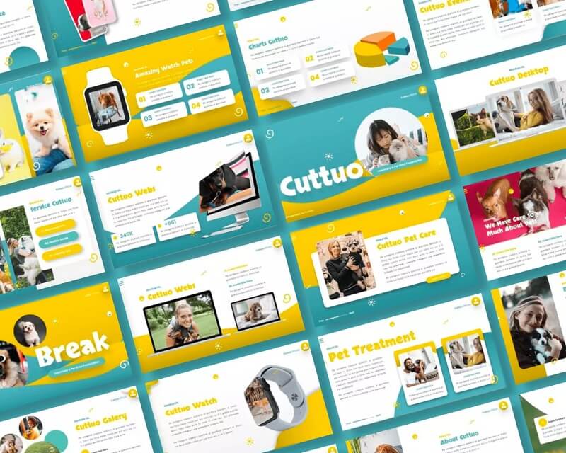 Cuttuo – Pets Care Google Slides Theme
