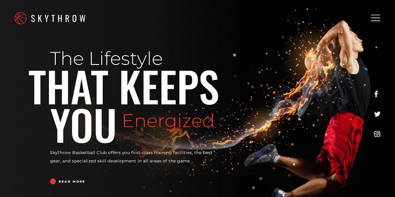 Basketball Website Templates