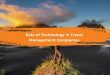 Role of Technology in Travel Management Companies